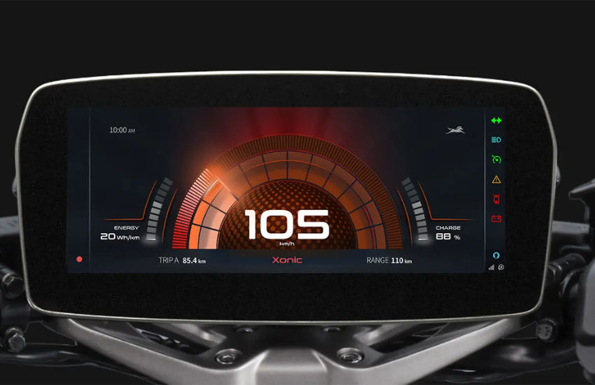TVS X dashboard