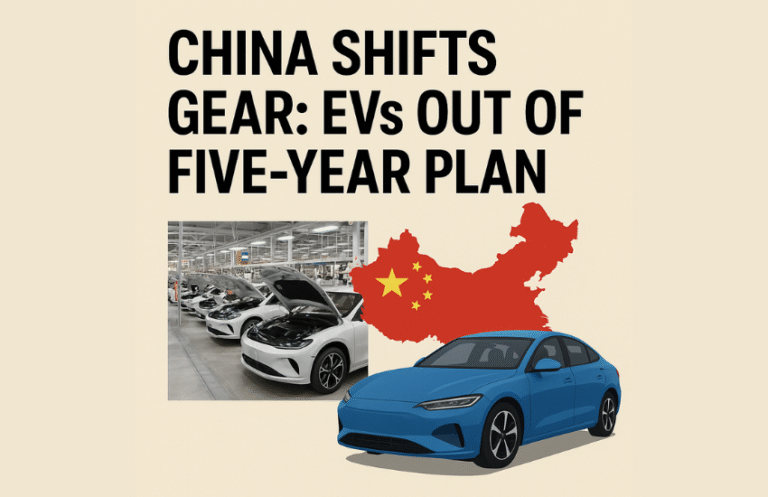 china ev Five Year Plan