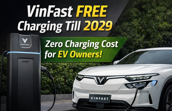 vinfast free ev charge