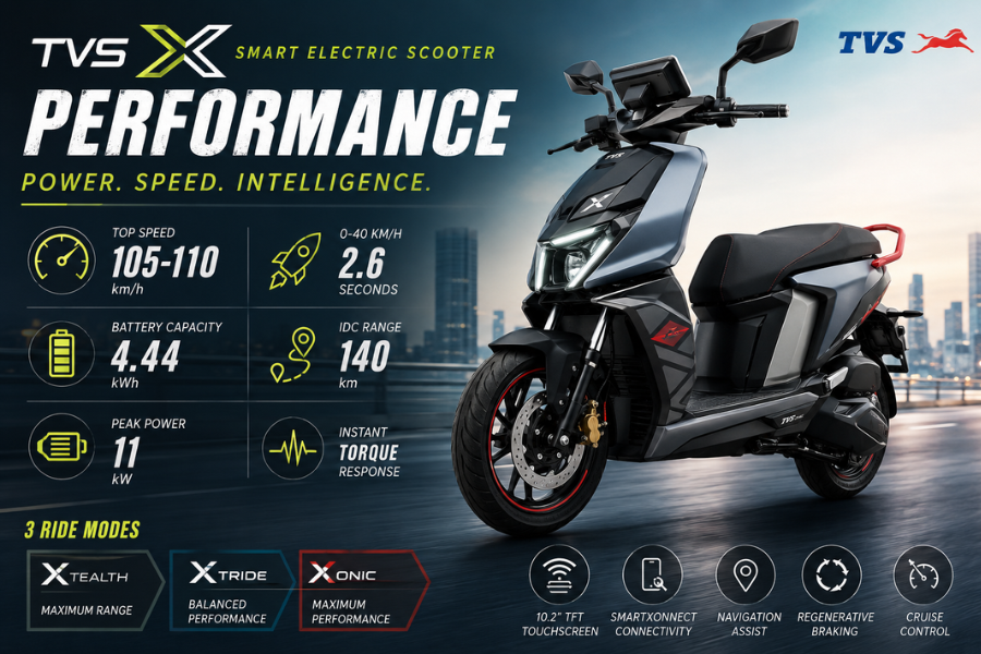 TVS X Smart Electric Scooter Performance Review