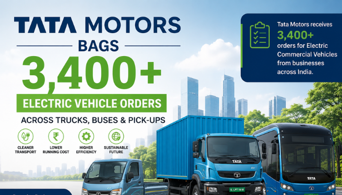 Tata Motors 3400 EV Orders