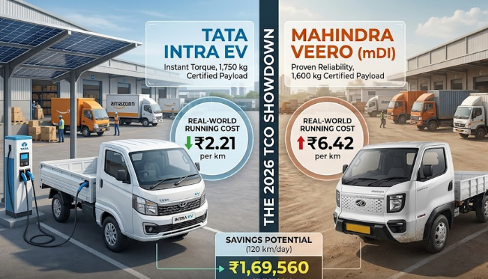 Tata Intra EV vs Mahindra Veero