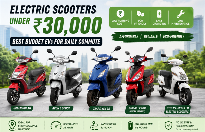 electric scooter under 30000