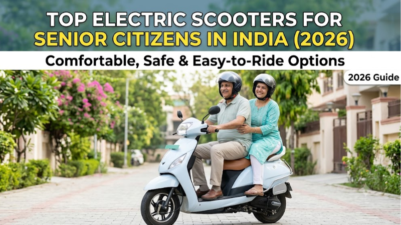 Top Electric Scooters for Senior Citizens in India