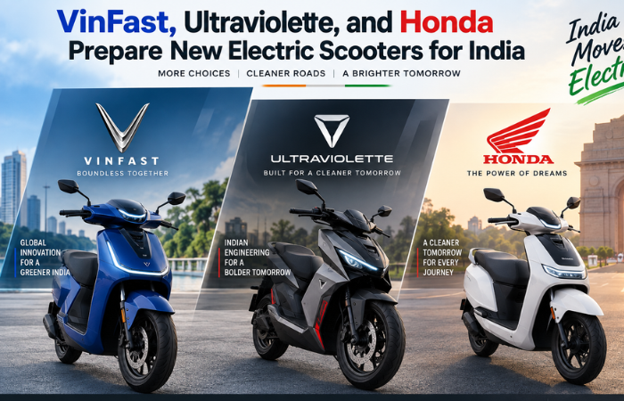 VinFast, Ultraviolette, and Honda Prepare New Electric Scooters for India
