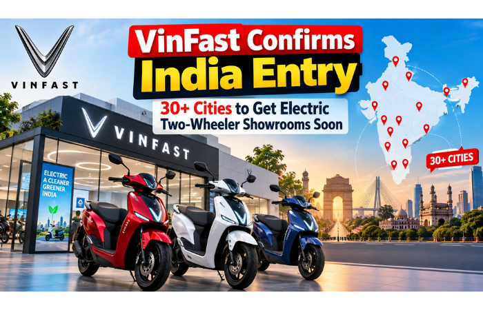 VinFast Confirms India Entry: 30+ Cities to Get Electric Two-Wheeler Showrooms Soon